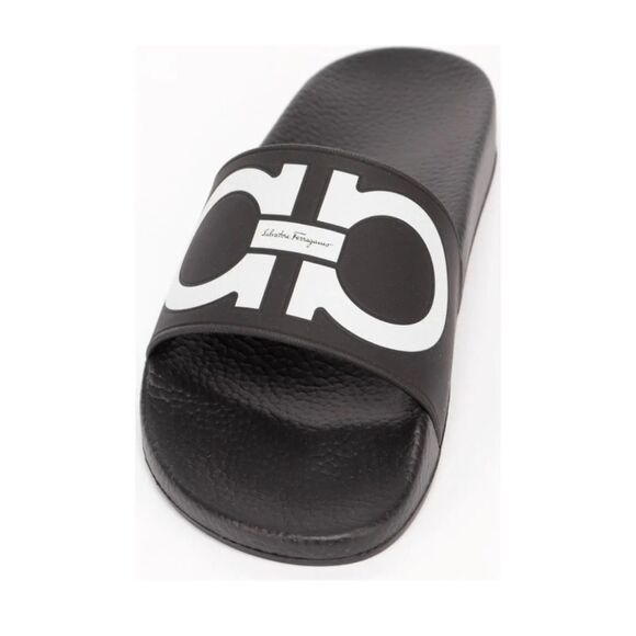 Salvatore Ferragamo Groove Gancini Pool Slide - Picture 3 of 13